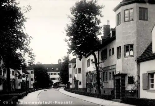 Foto Ak Berlin Spandau Siemensstadt, Rapsstraße