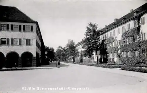 Foto Ak Berlin Spandau Siemensstadt, Rieppelstraße