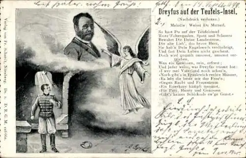 Lied Ak Dreyfus auf der Teufels-Insel