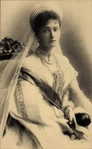 Ak Alexandra Romanowa, Imperatrice de Russie