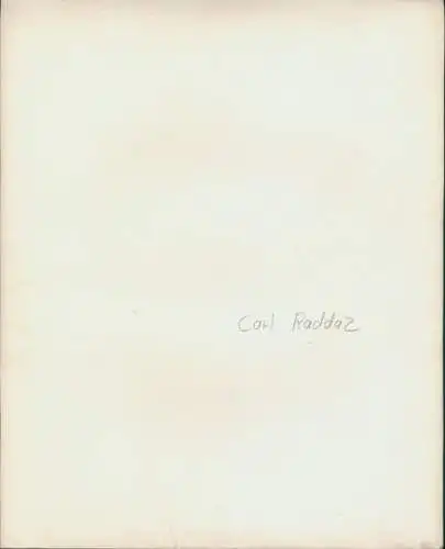 Foto Schauspieler Carl Raddatz, Porträt