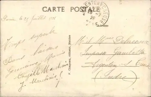 Ak Pornic Loire Atlantique, Coin de Plage, Estacade de la Noeveillard
