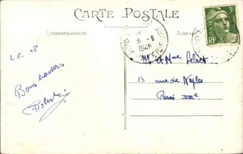 Ak Héric Loire Atlantique, Chateau de la Courosserie, pris a l'est