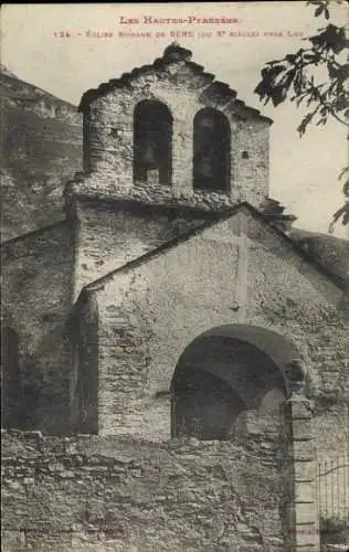 Ak Luz Saint Sauveur Hautes Pyrénées, Eglise Romane de Sere