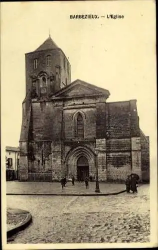 Ak Barbezieux Saint Hilaire Charente, Kirche