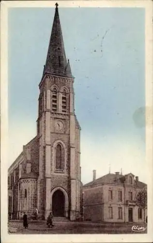 Ak Montembœuf Montemboeuf Charente, La Mairie, Kirche