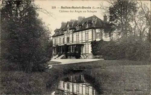 Ak Selles Saint Denis Loir et Cher, Chateau des Anges en Sologne