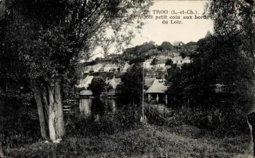 Ak Troo Loir et Cher, coin aux bords du Loir