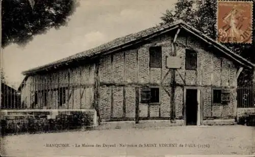 Ak Saint Vincent de Paul Landes, Ranquine, Maison des Depaul