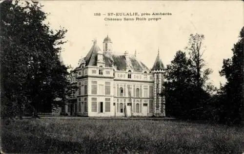 Ak Saint Eulalie Gironde, Chateau Sans Rulh