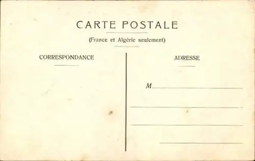 Ak Martinique, Mont Pelé, Vulkanausbruch