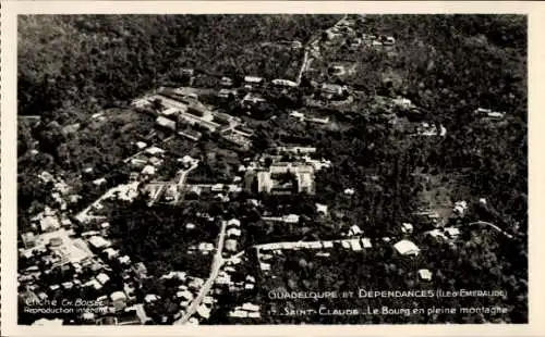 Ak Saint-Claude Guadeloupe, Stadt in den Bergen