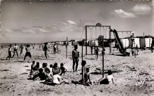 Ak Notre Dame de Monts Vendée, Plage