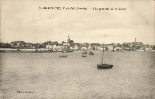 Ak Saint Gilles Croix de Vie Vendée, Panorama