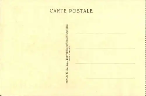 Ak Neukaledonien, Hutte indigene et fetiche Canac, Missionar, Strohhütte