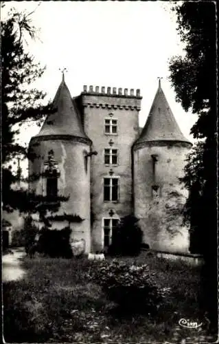 Ak Migné Vienne, Vue du Chateau