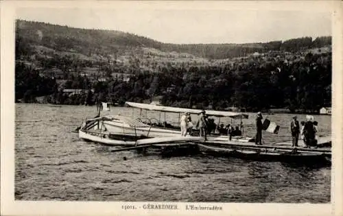 Ak Gérardmer Lothringen Vosges, L'Embarcadere