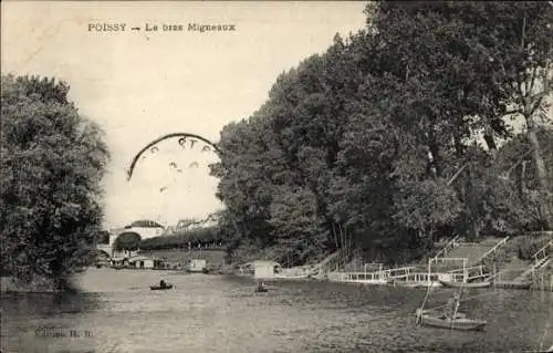 Ak Poissy Yvelines, Le bras Migeaux