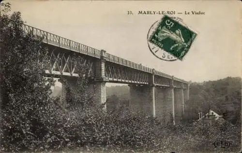 Ak Marly le Roi Yvelines, Viadukt