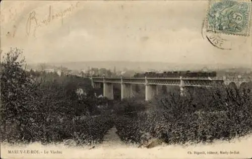 Ak Marly le Roi Yvelines, Viadukt