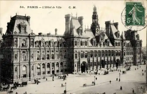 Ak Paris IV, Rathaus