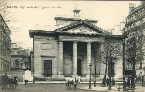 Ak Paris VIIIe Élysée, Kirche Saint-Philippe-du-Roule