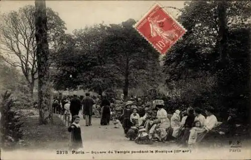 Ak Paris III, Square du Temple