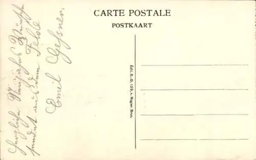 Ak Wytschaete Westflandern, Straßenansicht