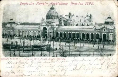 Ak Dresden Altstadt, Deutsche Kunst-Ausstellung 1899