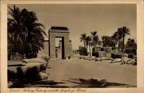 Ak Karnak Ägypten, Tempel von Chonsu, Ptolemäus-Tor
