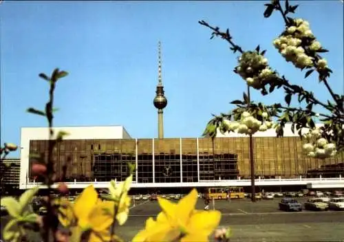 Ak Berlin Mitte, Palast der Republik, Fernsehturm