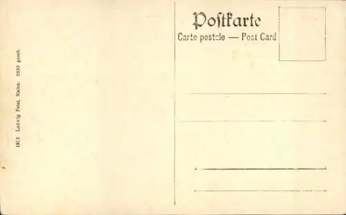 Ak Mainz am Rhein, Gesamtansicht von Stephansturm