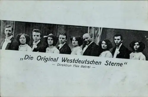 Ak Die Original Westdeutschen Sterne, Dir. Max Batrei