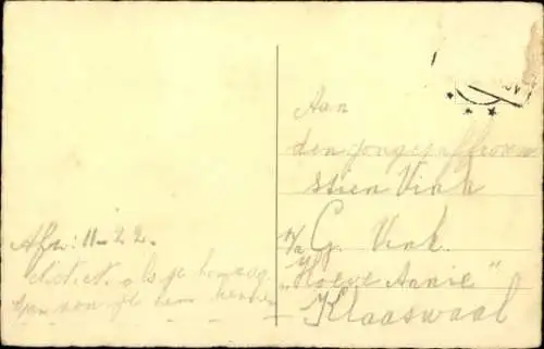 Künstler Ak Junge zieht Kinder in einem Handkarren