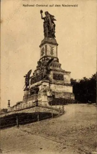 Ak Rüdesheim am Rhein, Niederwald Nationaldenkmal