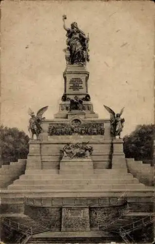 Ak Rüdesheim am Rhein, Niederwald Nationaldenkmal