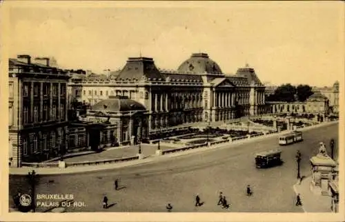 Ak Brüssel Brüssel, Palais du Roi