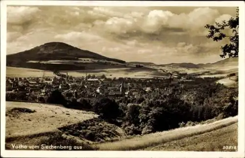 Ak Vacha in der Rhön Thüringen, Gesamtansicht vom Siechenberg aus