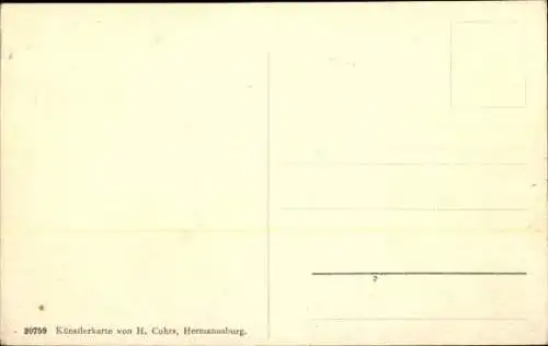 Künstler Ak H. Cohrs, Lüneburger Heide, Aus der Heide, Stilles Heim