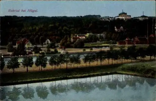 Ak Bredeney Essen im Ruhrgebiet, Ruhrtal bei Hügel