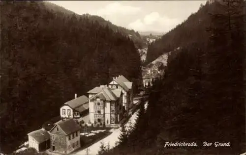 Ak Friedrichroda im Thüringer Wald, Der Grund