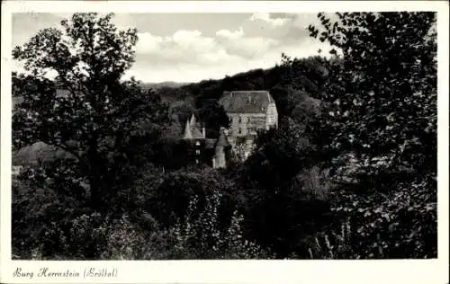 Ak Herrnstein im Bröhltal Ruppichteroth, Burg Herrnstein