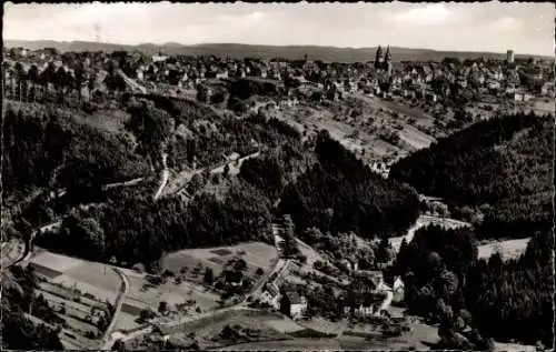 Ak Freudenstadt im Schwarzwald, Fliegeraufnahme