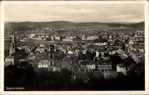 Ak Saarbrücken im Saarland, Gesamtansicht