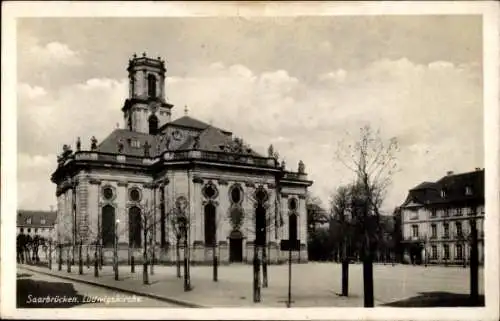 Ak Saarbrücken im Saarland, Ludwigskirche