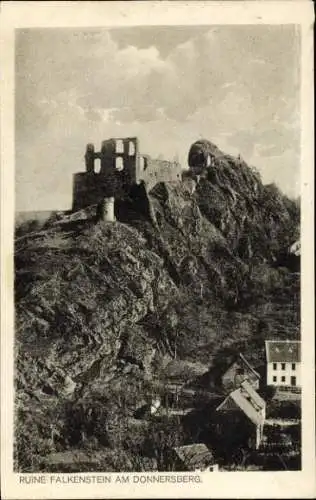 Ak Falkenstein am Donnersberg Pfalz, Ruine