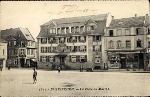 Ak Euskirchen Nordrhein Westfalen, Marktplatz