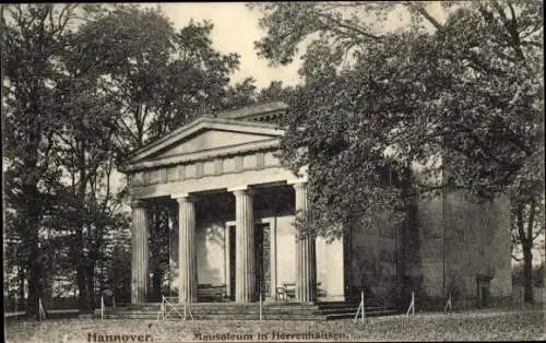 Ak Herrenhausen Hannover in Niedersachsen, Mausoleum