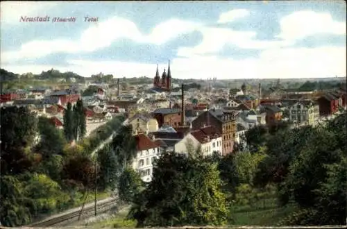 Ak Neustadt Hardt an der Weinstraße, Totalansicht der Stadt