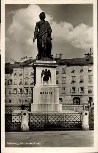 Ak Salzburg in Österreich, Mozartdenkmal